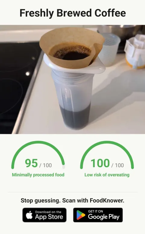 FoodKnower share card screen